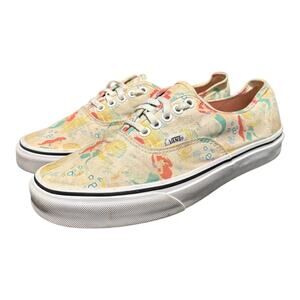 Vans x Disney Little Mermaid Authentic Women's Size 9 Ariel Princess Sneakers